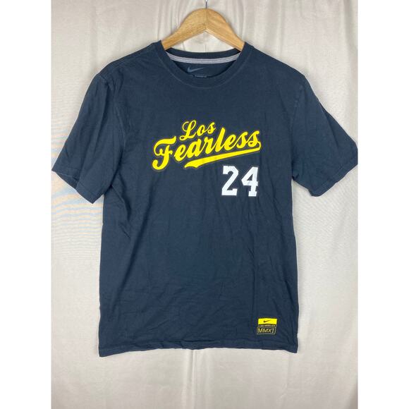 Nike Los Fearless Short Sleeve T-Shirt Mens sz Medium #24 Kobe Bryant Mamba - Picture 1 of 7